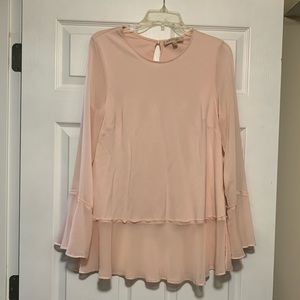 Adorable pale pink Philosophy flowy shirt